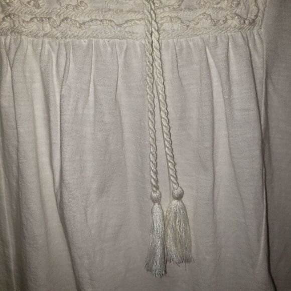 Banjara Cotton Boho Flutter Sleeve Top - Picture 3 of 7